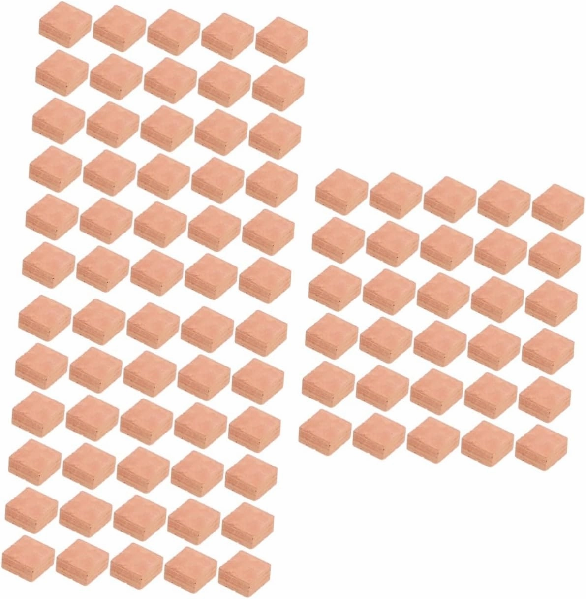Wakauto 5sets DIY Miniature Bricks for Crafts Mini Sets Sets Mini Cement Bricks 40pcs*5
