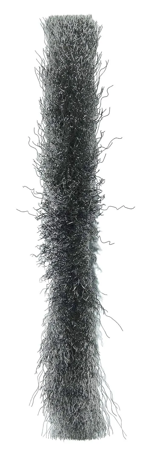 Weiler 01135 8" Narrow Face Crimped Wire Wheel, .006" Steel Fill, 5/8" Arbor Hole, Made in the USA