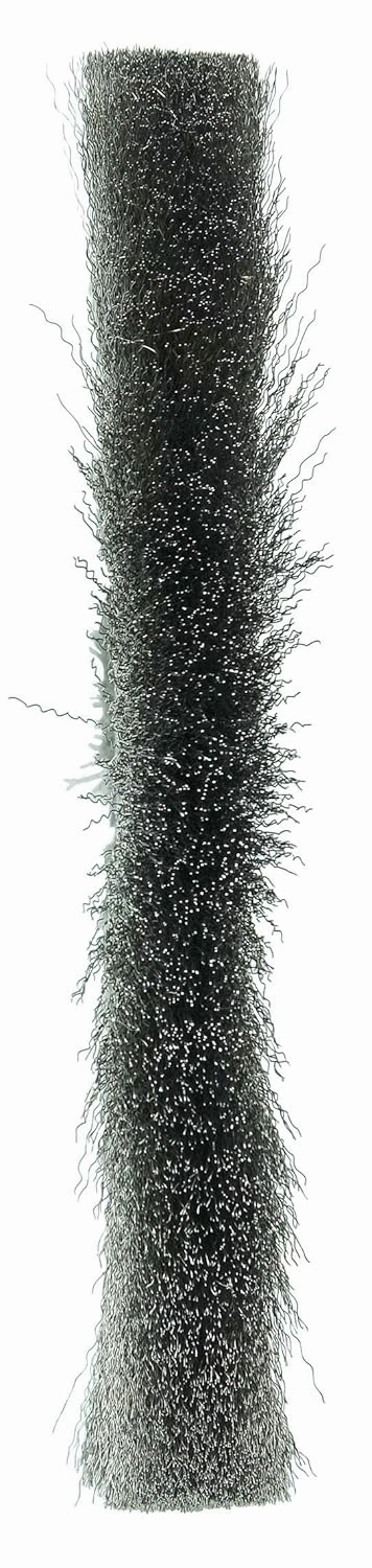 Weiler 01775 8" Narrow Face Crimped Wire Wheel, .006" Stainless Steel Fill, 5/8" Arbor Hole, Made in The USA (Pack of 2)