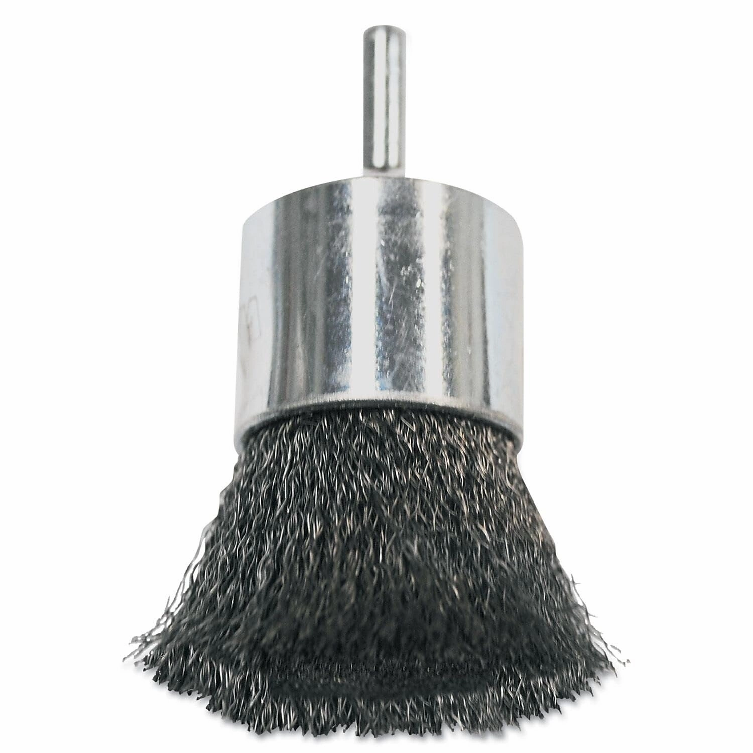 Weiler 10009 1" Crimped Wire End Brush, .006" Steel Fill, Made in the USA