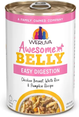 Weruva Awesome Belly, Chicken, White Rice, & Pumpkin, 14oz Can (Pack of 10)