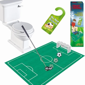 Winbar Toilet Football Golf, Funny Gifts for Men Great Toilet Time Toilet Soccer Golf Game Mini Golf Funny Gifts for Men Boyfriend Brother