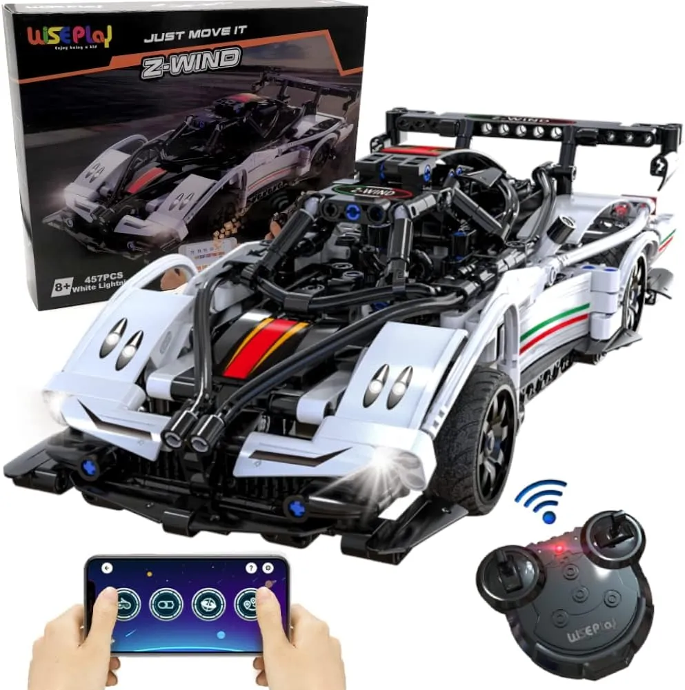 WisePlay Model Cars to Build for Adults and Kids 8-12 Year - STEM Projects for Kids Ages 12-16 Year - Build Your Own Remote Control Car - STEM Kits and Great Gift for Easter