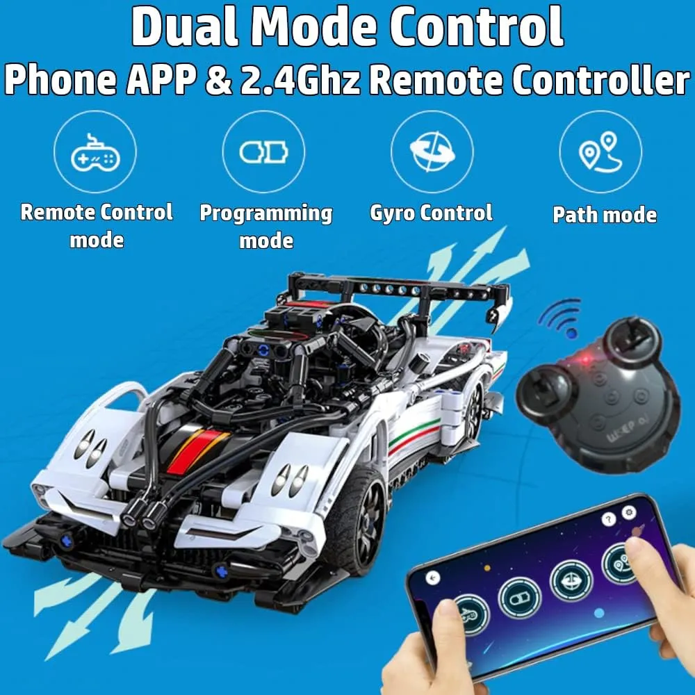 WisePlay Model Cars to Build for Adults and Kids 8-12 Year - STEM Projects for Kids Ages 12-16 Year - Build Your Own Remote Control Car - STEM Kits and Great Gift for Easter