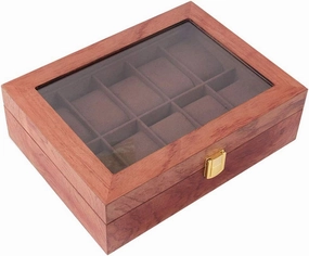 Wooden, European Sunroof, Lockable Bracelet Bracelet Storage Display Box, 6 Places, 10 Places, 12 Places
