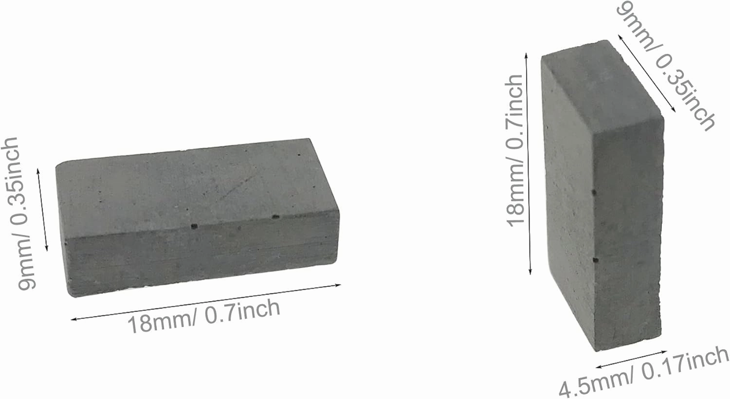 Woohome 350 PCS Gray Mini Wall Bricks Miniature Bricks Figurine Model Brick Building Set Fake Bricks with Scraper for Fairy Garden Landscaping Accessories, 1:16 Scale