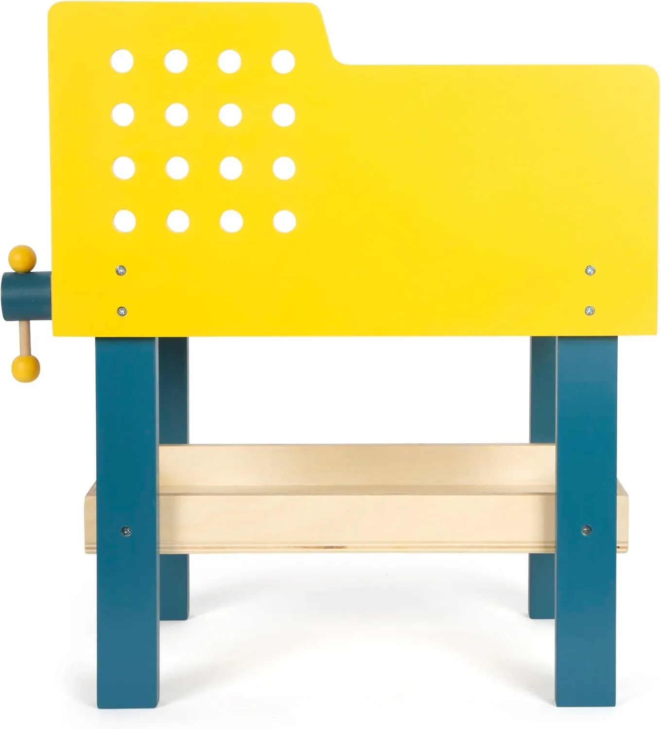 Workshop Workbench with Vice, 4 Wooden Tools, from 3 Years, 12558, Coloured