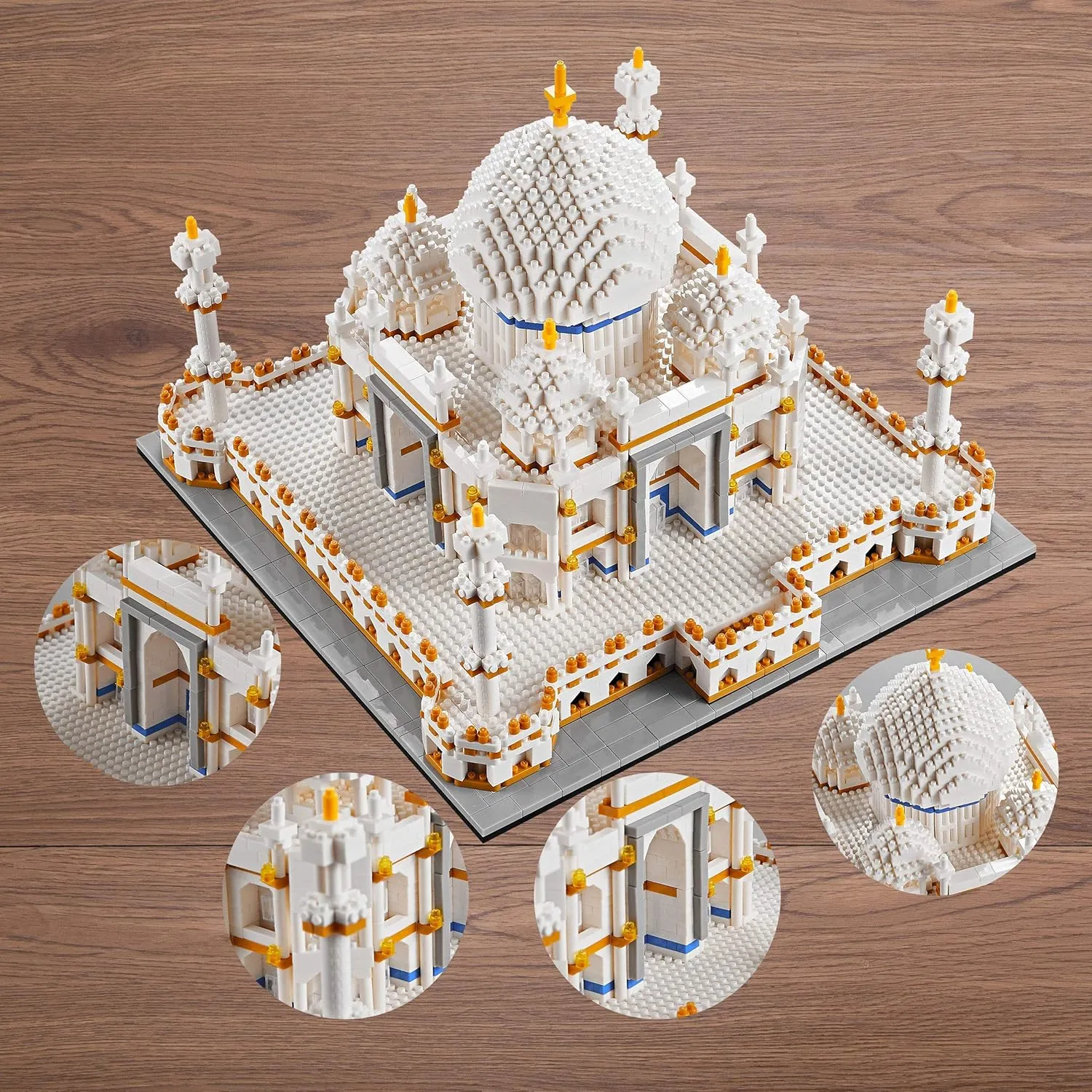 YaJie Taj Mahal Micro Building Blocks Set for Adults, Mini Architecture Bricks Building Sets, Collection Creative Model Toys Gifts for Age 14  Teens（3950PCS）