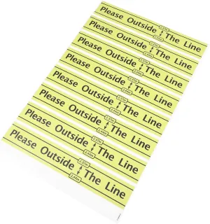 Yardwe Dart Throw Line Maker Dart Line Floor Stickers Dart Board Toe Line Marker Darts Game Accessories A
