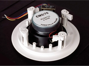 Yorkville CM5/70 Coliseum Mini Series 5" Round Ceiling Speaker 70V / 8 Ohm - Pair White