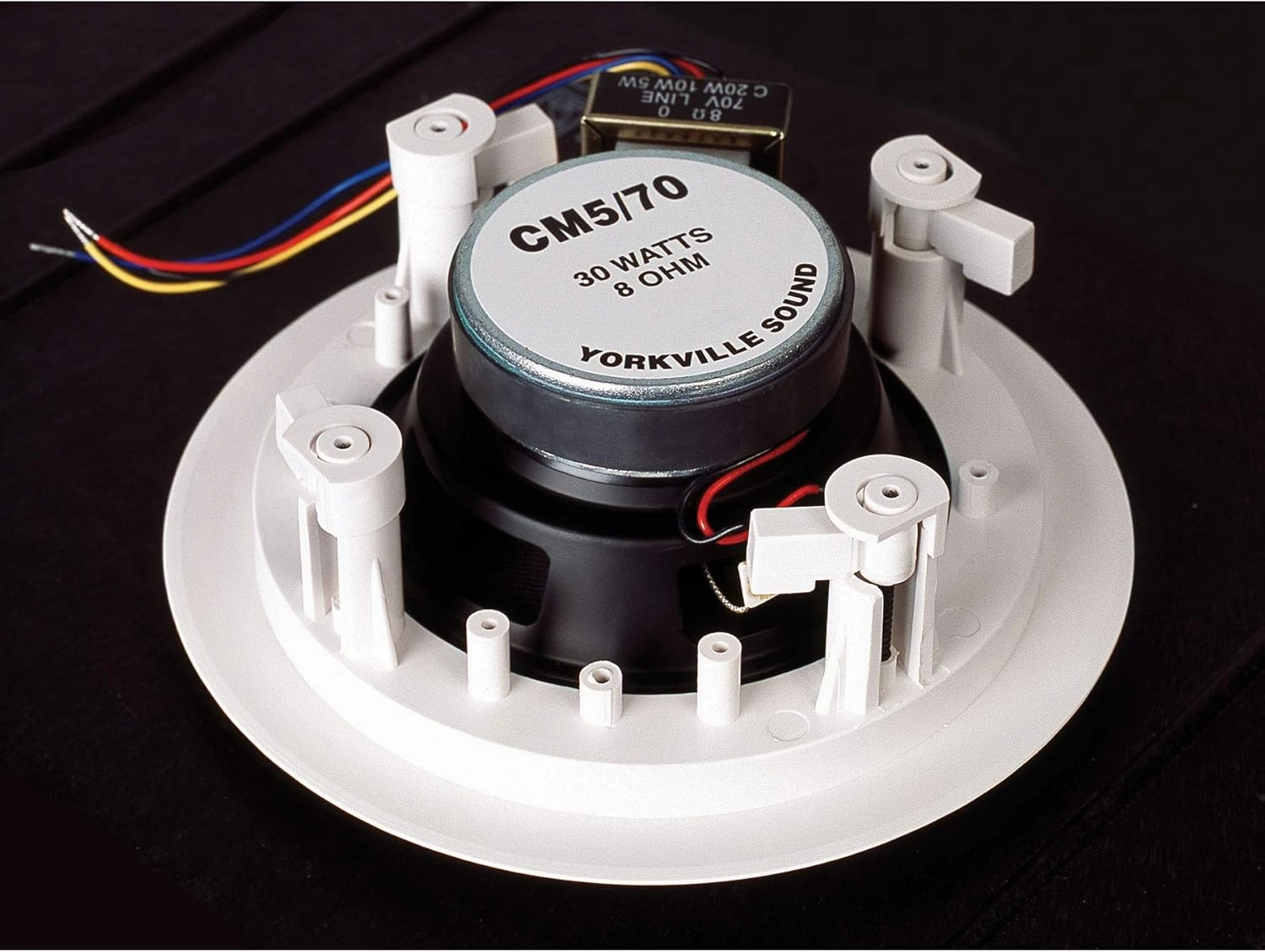 Yorkville CM5/70 Coliseum Mini Series 5" Round Ceiling Speaker 70V / 8 Ohm - Pair White