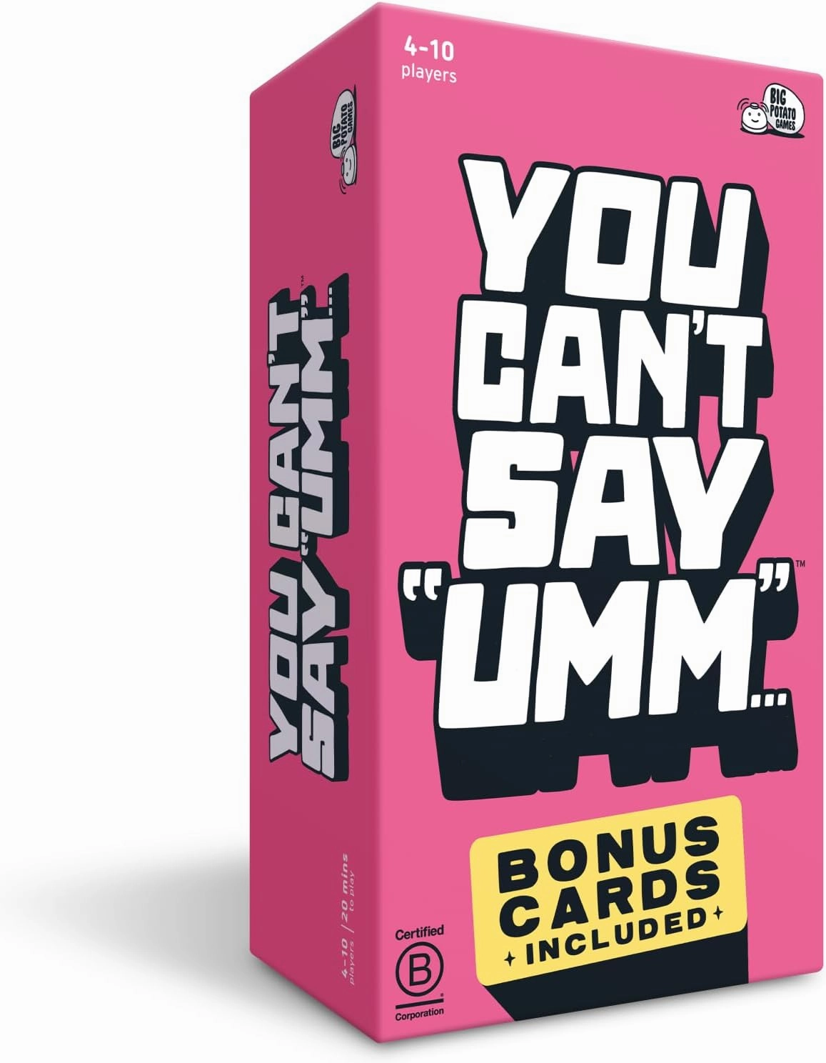 You Can't Say UMM: A Hilarious and Fast-Paced Board Game for Family and Adults, Perfect for Parties, Get-Togethers, Dinner Events, and Gatherings. Bonus Content Included!