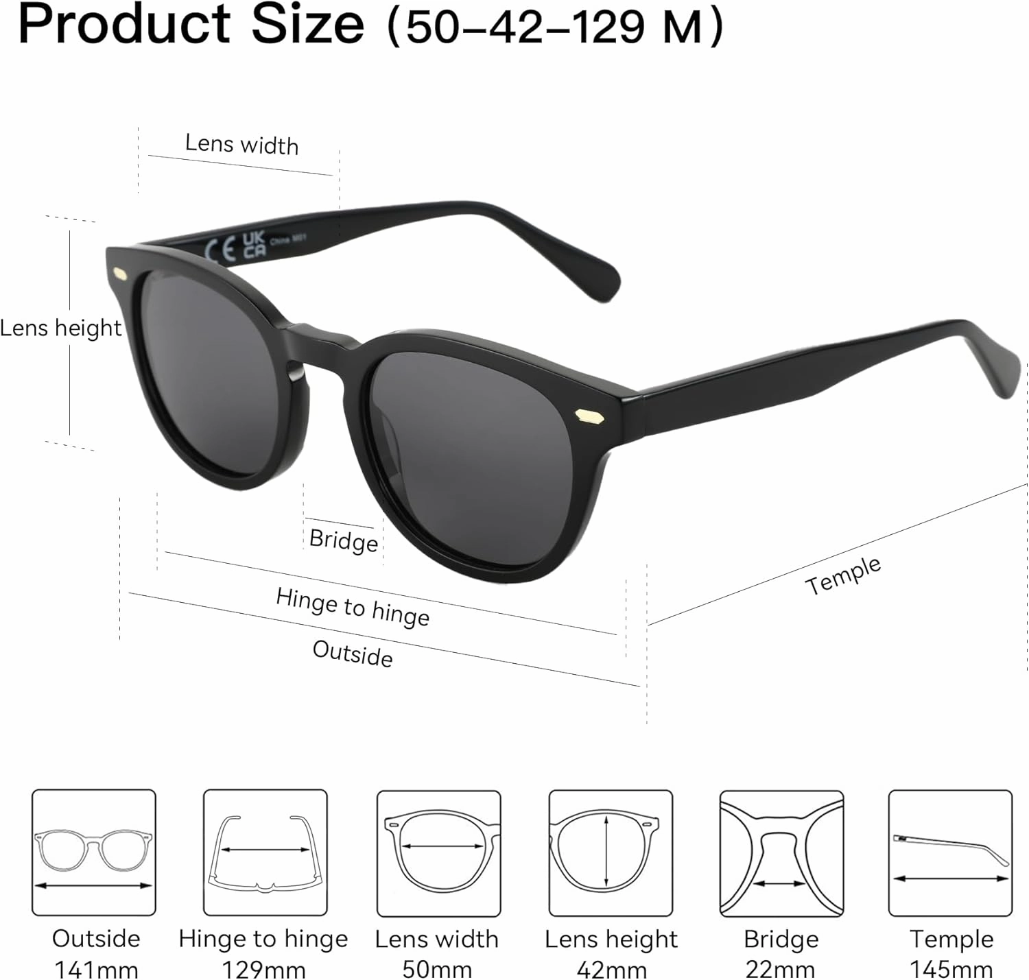ZENOTTIC Women Sunglasses Polarized Trendy: Retro Round Sun Glasses UV Protection - Classic Designer Shades Unisex