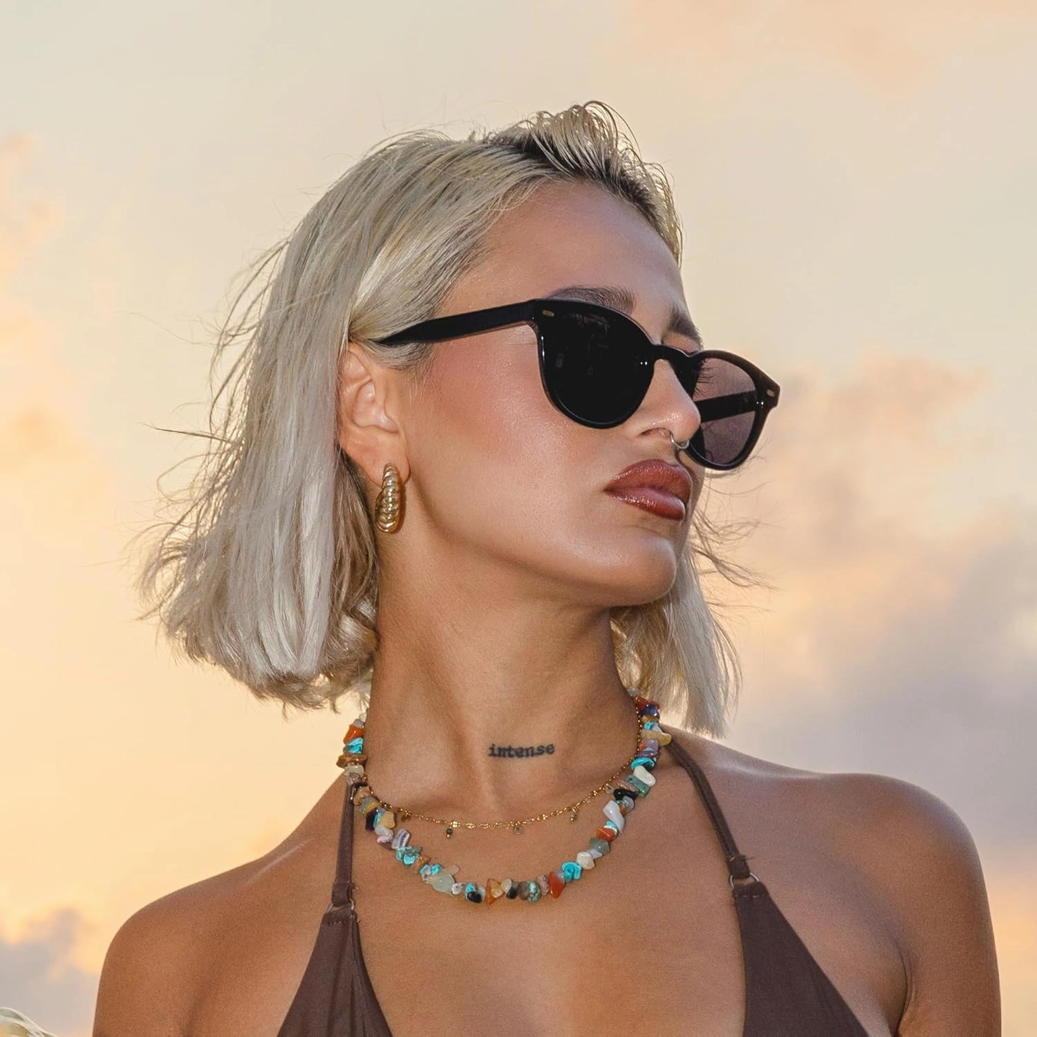ZENOTTIC Women Sunglasses Polarized Trendy: Retro Round Sun Glasses UV Protection - Classic Designer Shades Unisex