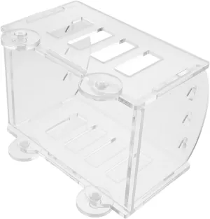 Zerodeko Transparent Acrylic Display Box for Miniatures DIY Showcase Display Shelf for Collectibles Dolls and Figures Tabletop Storage Organizer for Home and Office Decor